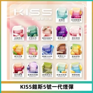KIS5煙彈 KISS鎧斯5號一代菸彈|兼容一代主機#台灣現貨#